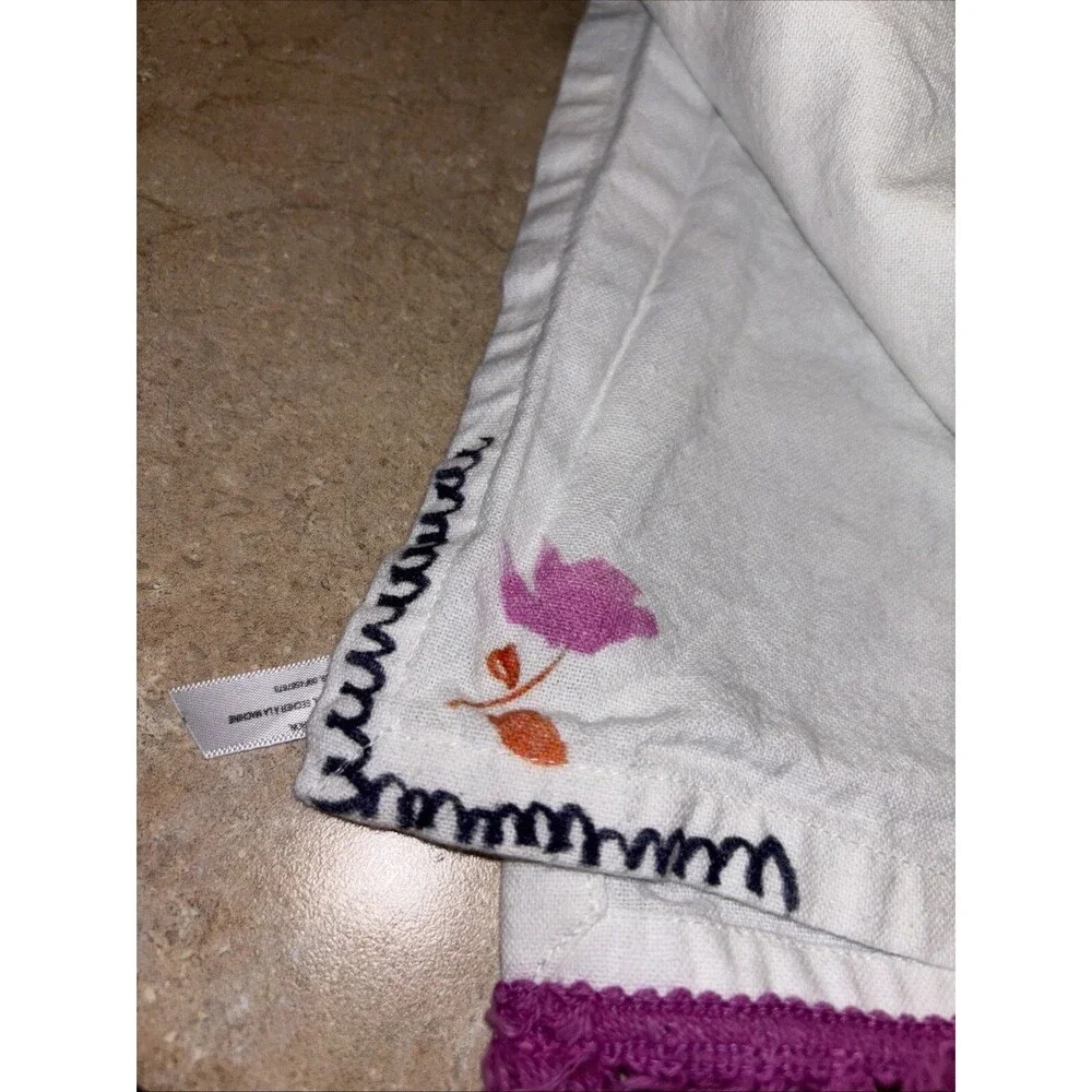 Anthropologie DishTowel Tea Towel Cotton Erisha Kitchen Cotton Find Your Balance